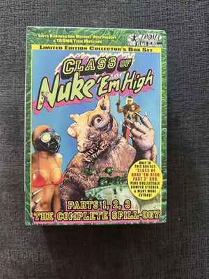 #ad CLASS OF NUKE EM HIGH PARTS 1 2 3 COMPLETE SPILL OGY COLLECTORS EDITION New DVD $30.00