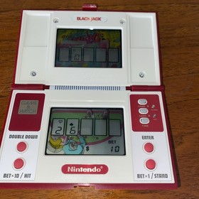 Nintendo BJ-60 Multi-Screen handheld Blackjack game 1985  New In Box