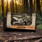 Maisto Kawasaki Kx 450F Green and White Motorcycles 1/12 Diecast Model