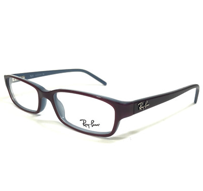 Ray-Ban Eyeglasses Frames RB5085 2219 Dark Purple Blue Rectangle 52-16-135