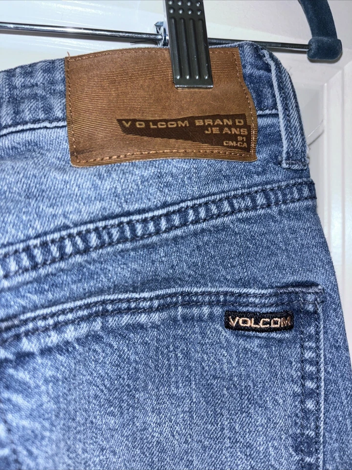 Volcom Men’s Jeans Slim Straight Vorta Size 29x29 Skate Surf - Image 4 of 4