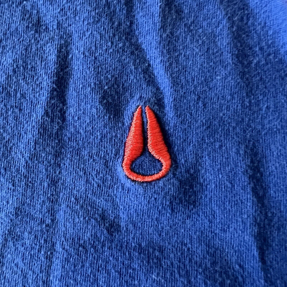 Nixon Shirt Mens S/M Youth L Tank Top Orange White Watch Embroidered Surf 2693 - Image 2 of 4