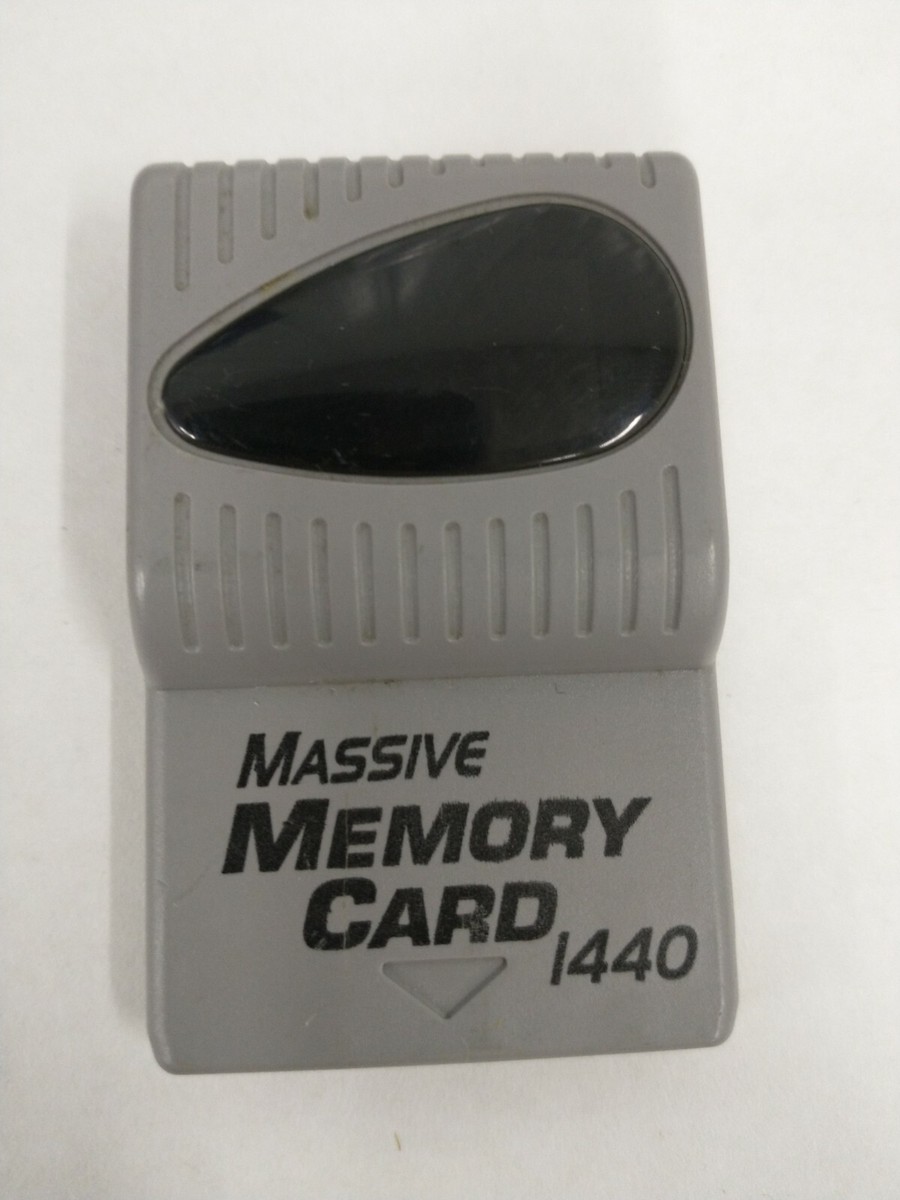 Original Playstation PS1 Massive Memory Card 1440 | eBay