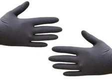 Dynarex Black Tattoo Gloves Disposable Latex Or Nitrile Powder Free
