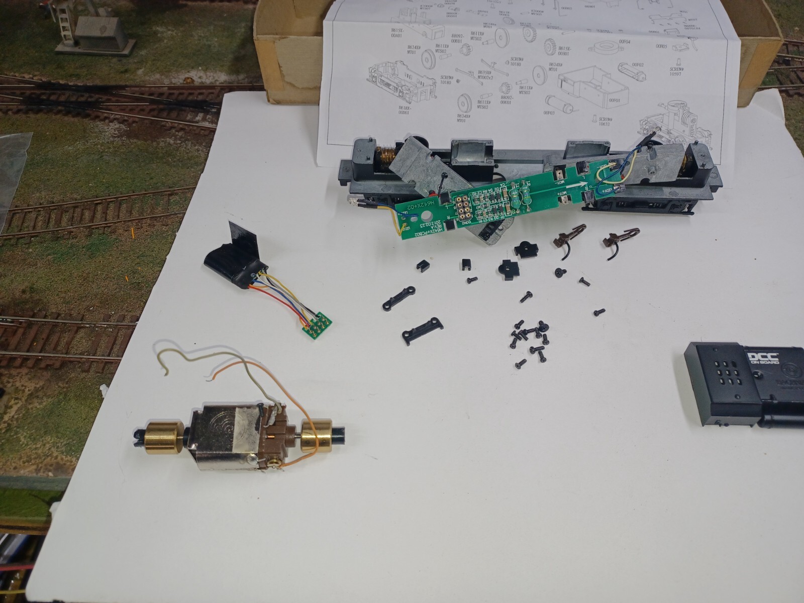 HO scale parts / repair DCC RS3 Bachmann eBay