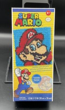 Nintendo Super Mario Bros New in Box Latch Hook Kit 12"X12" 2017 Sealed 