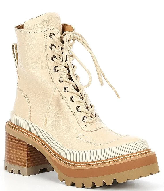 See by Chloe Z29106* Womens Natural Mahalia Bootie Size US