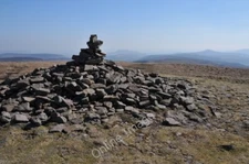 Photo 6x4 Summit cairn, Pen y Gadair Fawr At 800m above sea level the sum c2011