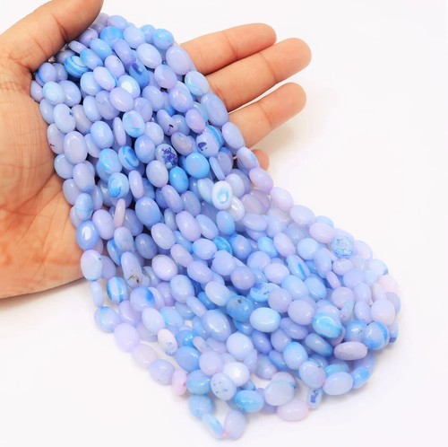 Amazing Light Lavender Plain Nugget beads, 16 inch Lavender Opal Plain tumble - Picture 13 of 13