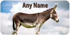 Donkey - Mule Any Name Personalized Novelty Car License Plate