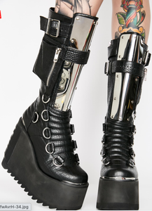 frostbitten platform boots