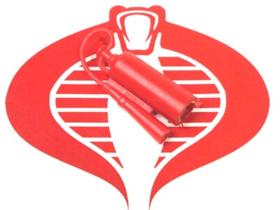 IDEAL TEAM AMERICA Scramble RIG Red Fire Extinguisher 1982 Original Part