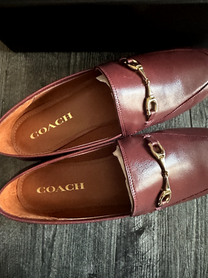 Coach Haley Loafer 8 US WOMEN'S G3110 wine | eBay Coach Haley Loafer 8 US WOMEN'S G3110 wine | eBay