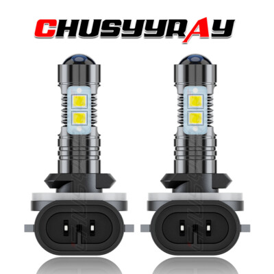 2x Super Power 881 862 886 898 LED Fog Light Driving Lamp 55W Bulb 6000K White