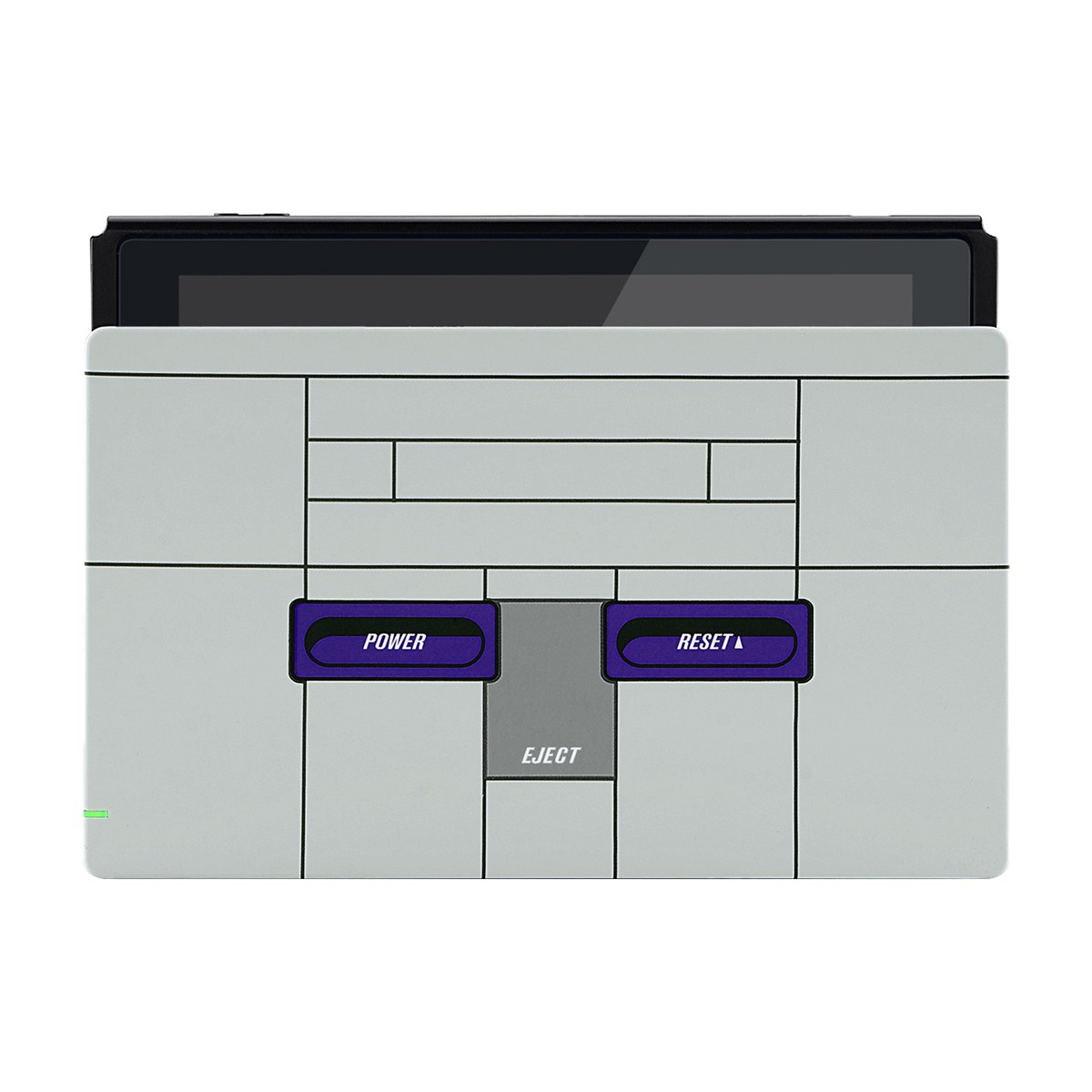 Nintendo Switch 旧型 Custom Retro SNES Patterned Faceplate Housing Shell for Nintendo