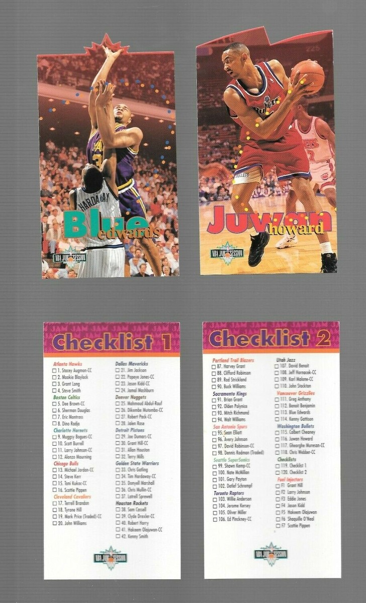1995-96 Fleer NBA Jam Session Die-Cut Inserts Finish Your Set | eBay