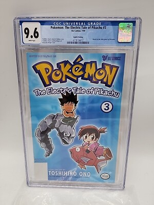 Pokemon The Electric Tale of Pikachu #3 - 8th Print CGC 9.6 1999! Viz Nintendo