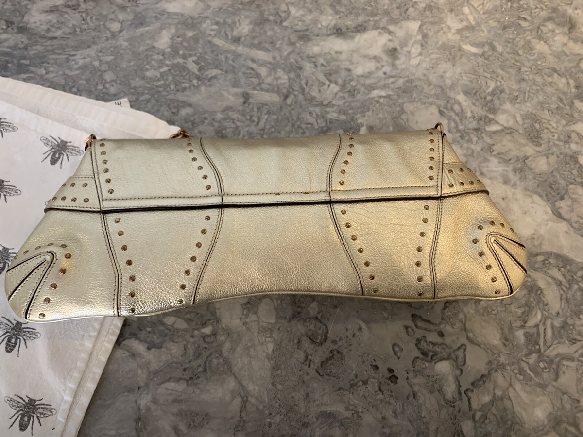 GUCCI Horsebit Clutch ANTIQUE GOLD! Soft leather rose gold GUCCI Horsebit Clutch ANTIQUE GOLD! Soft leather rose gold