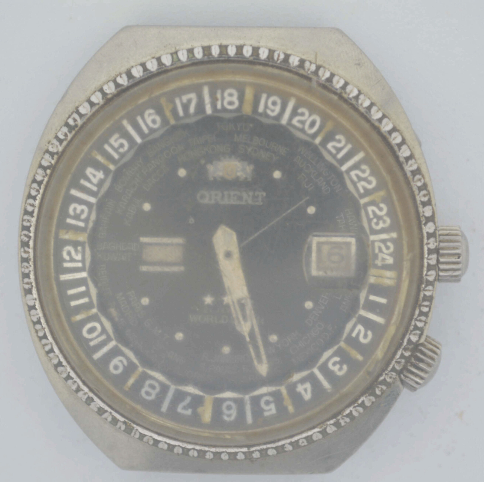 Ref: Wristwatch. 904545W. ORIENT For VTG 1942.21J. Steel Repairs Cal: - VintageWatches.PK Ref: Wristwatch. 904545W. ORIENT For VTG 1942.21J. Steel Repairs Cal: - vintagewatches.pk