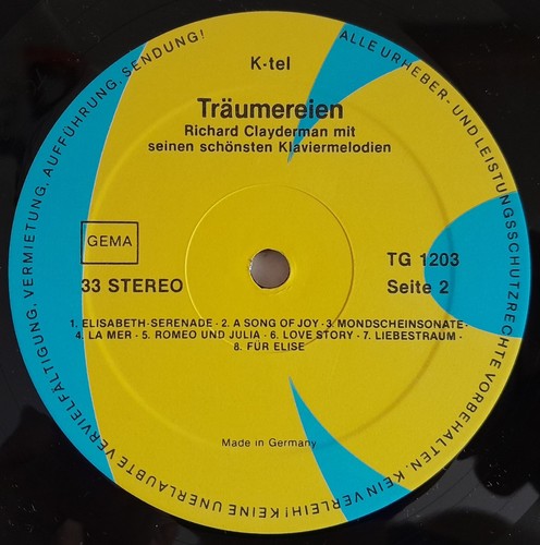 Vinyl-12"-LP # Richard Clayderman # Träumereien # K-tel # 1979 # m-/vg- - Imagen 4 de 4