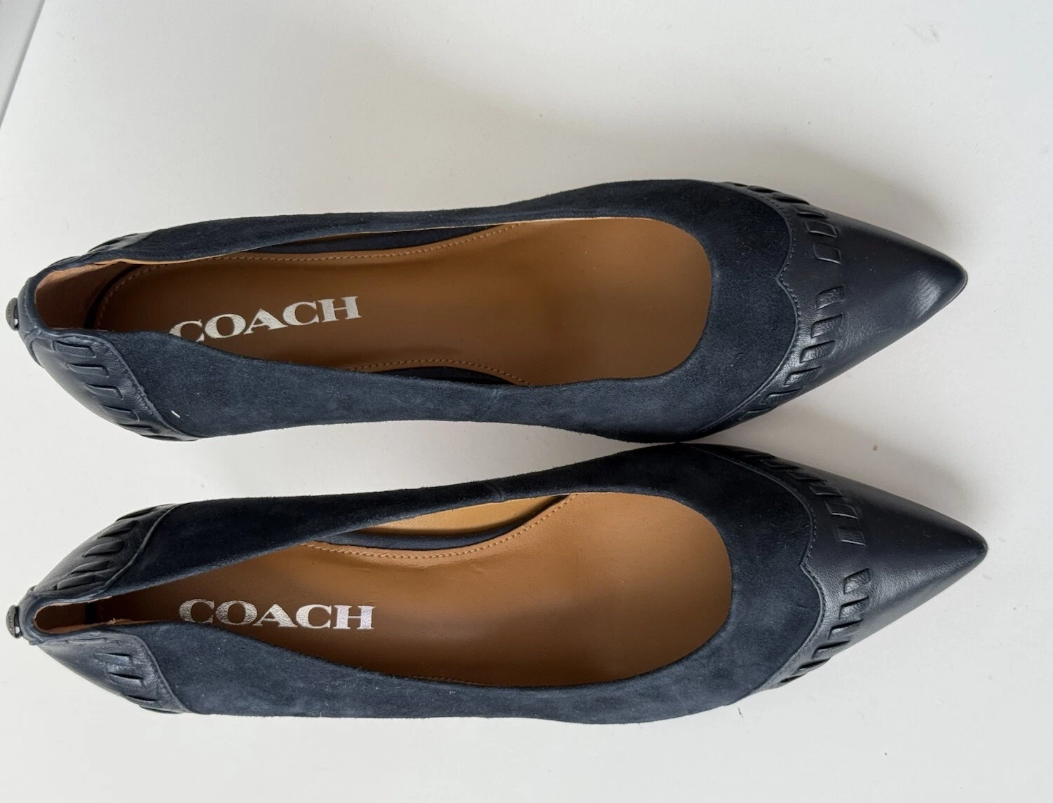 Scarpe Coach Donna Might Night Navy Nuove con etichette Taglia 8M