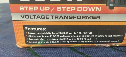 PowerBright VC-300w 300w Step Up/Step Down Voltage Transformer VC300W US & EU Pl - Picture 10 of 15