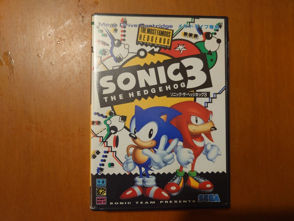 Sonic The Hedgehog Sur SEGA Megadrive – Version NTSC-J (Japon) – Bon état