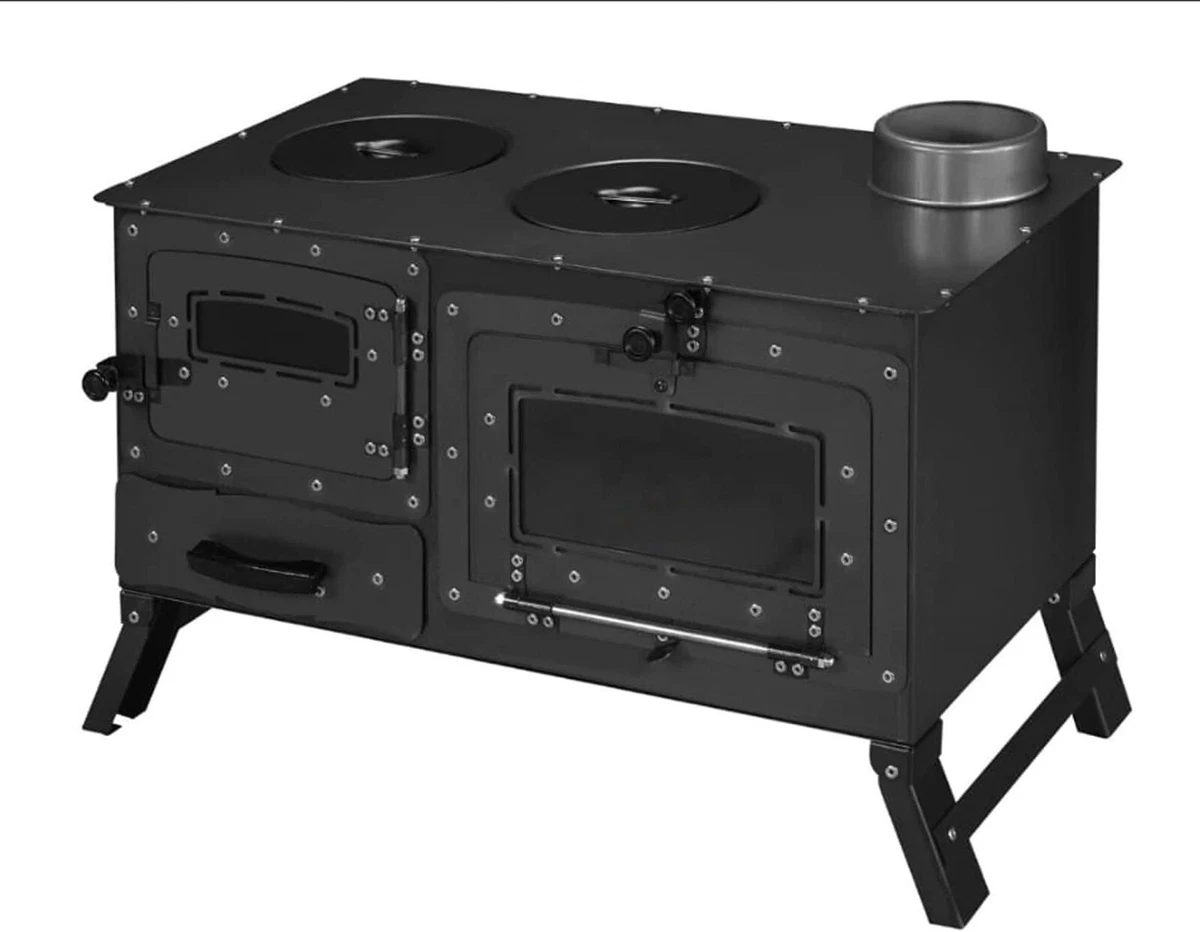 Camping Tent Wood Stove hunting lodge Burning stove cooking plow