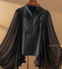 damen bluse Schwarz In Große 40-42,modisch,neu