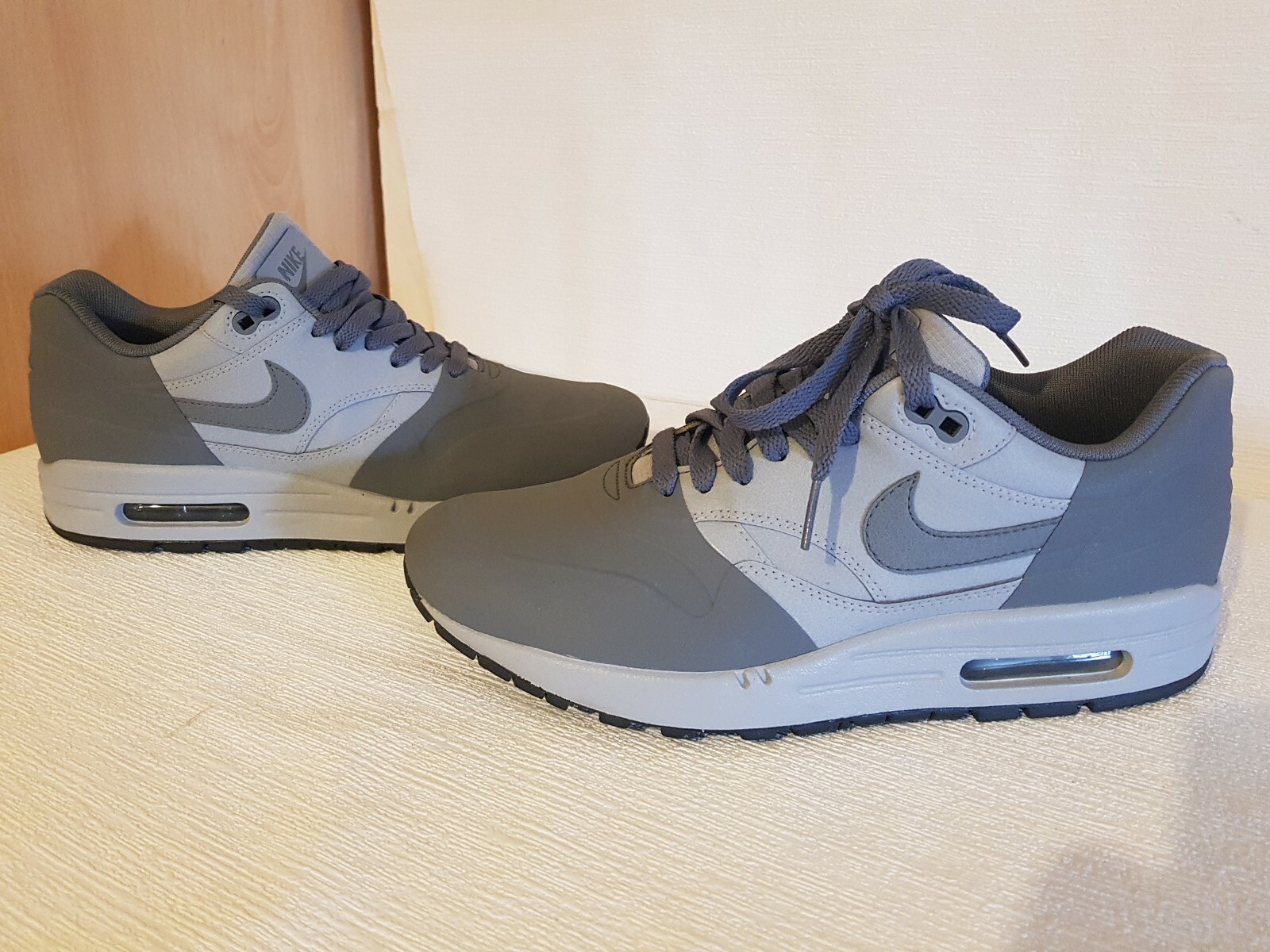 NIKE Air Max 1 Premium SE Grey/Wolf Grey 'Anthracite Size UK 7 (858876-001)  Rare | eBay
