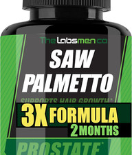 3X Formula Natural Prostate Health Supplements for Men - 1235Mg Saw Palmetto ...