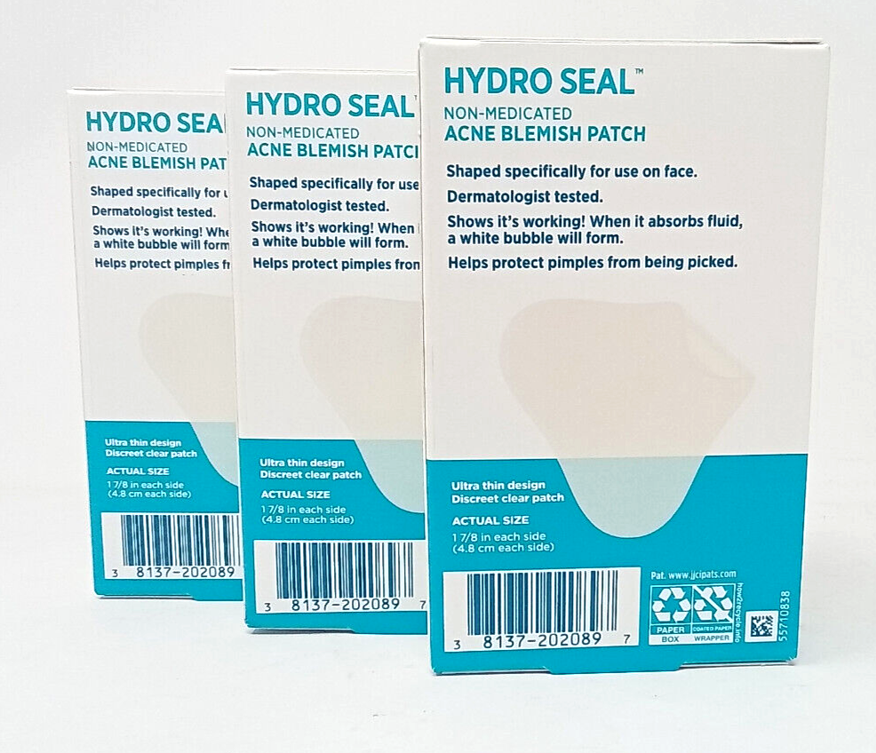 Band Aid Hydro Seal NonMedicated Acne Blemish Patch (7 ea) Lot of 3