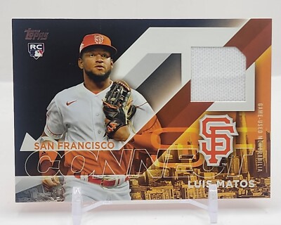 Luis Matos 2024 City Connect Relic Rookie Giants