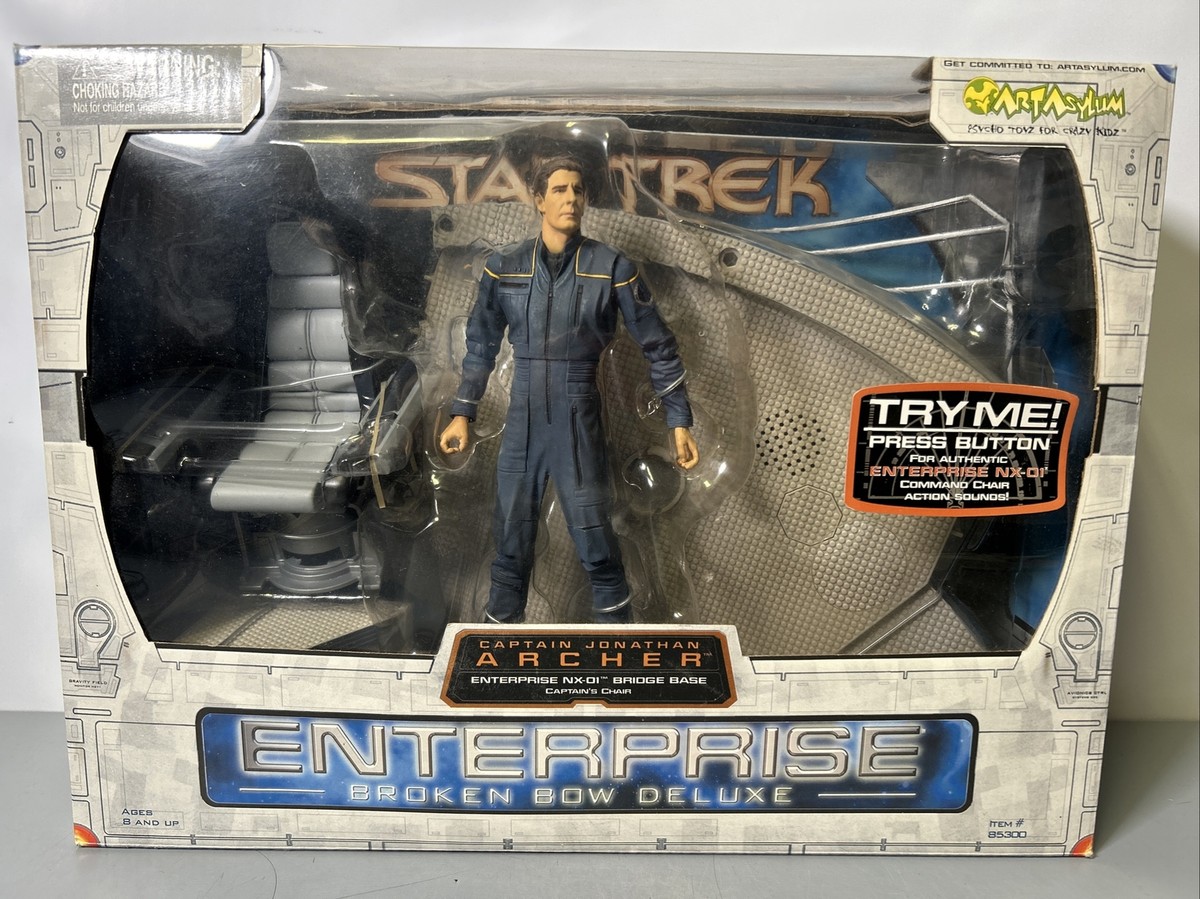 Art Asylum Star Trek Enterprise Broken Bow Deluxe Archer NX