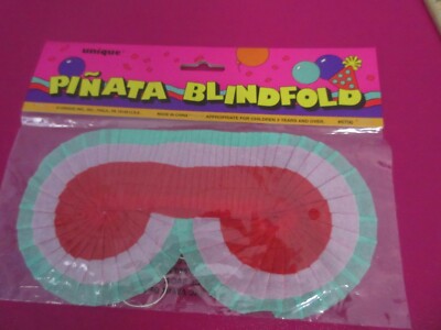 Pinata Blindfold Colorful Ages 3+ Unique Brand Sealed In Package