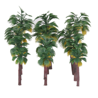 Plastic Palm Tree In Ho Scale Model Railroad Scenery & Trees For Sale - Foto 8