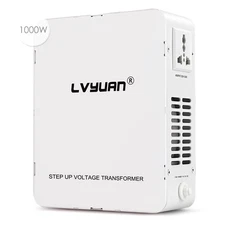 LVYUAN 1000W Voltage Converter 110V to 220V Step Up Transformer Euro China Korea