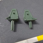 G.I. Joe 1985 USS Flagg Aircraft Carrier Chairs Set 2 M-4081-4-1 M-4081-4-2 VTG