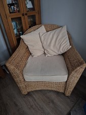 Laura Ashley Single Wicker Chair