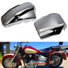 Battery Side Fairing Covers For Yamaha V Star 1100 XVS1100AW Classic 1999-2011