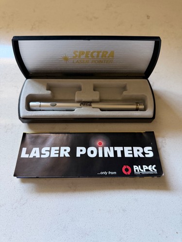 ALPEC Spectra Red Laser Pointer Coca Cola Branded-Laser is Red Coke Bottle