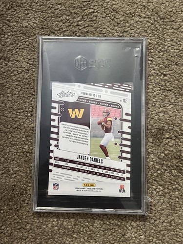 2024 Absolute Retail Rookie Card Jayden Daniels #102 SGC 8 ! - Picture 2 of 2