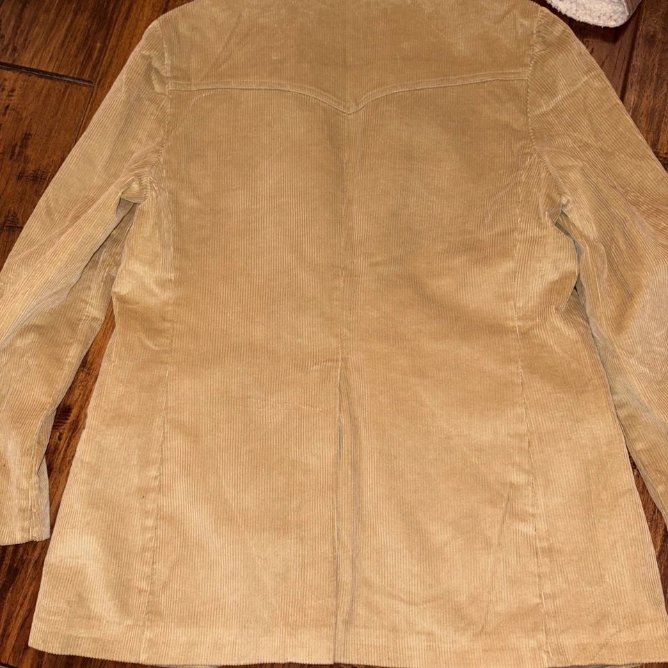 Chaqueta Blazer Vintage Levis 1977 Western Rockabilly Pana 41R Foto 4 de 4