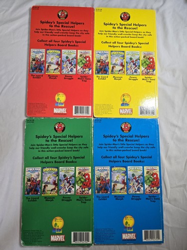 Spider-Man & Friends Spidey’s Special Helpers Book Set of 4 By Michi Fujimoto - Picture 2 of 10