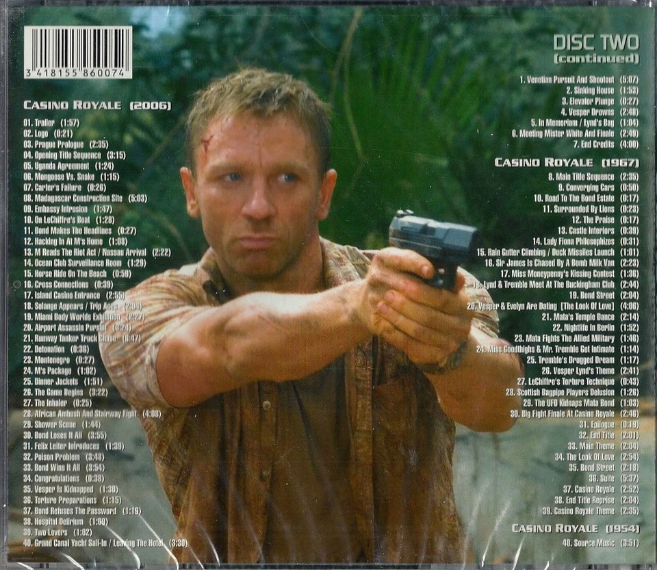 SC 2CD - CASINO ROYALE (Complete Motion Pic.Score) David Arnold / Burt Bacharach - Bild 2 von 2