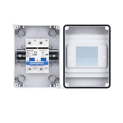 Solar Circuit Breaker 4kA Ics=Icu Box Breaker C Travel Curve Circuit IP65