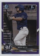 2018 Bowman Draft Chrome Purple Refractor 243/250 Micah Bello #BDC-111 uk2