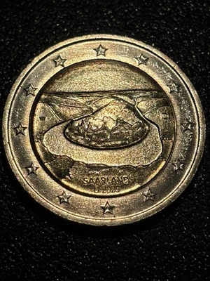 2 Euro Münze „Saarschleife - Saarland“ 2025 Buchstabe D - Bild 1 von 2