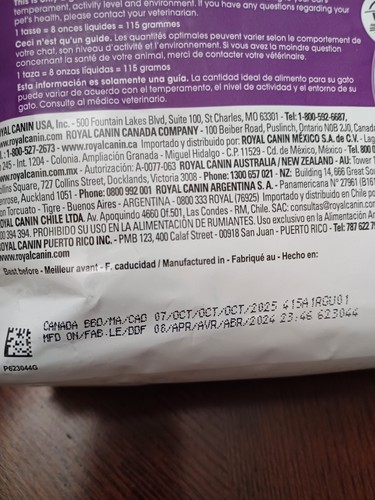 Sealed Royal Canin Sensitive Digestion Dry Cat Food 3.5 Lbs for Digestive Issues - Picture 2 of 3