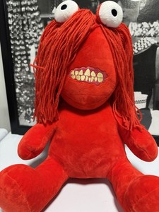 Peluche rojo Don’t Hug Me I’m Scared - Kidrobot - aprox. 15""